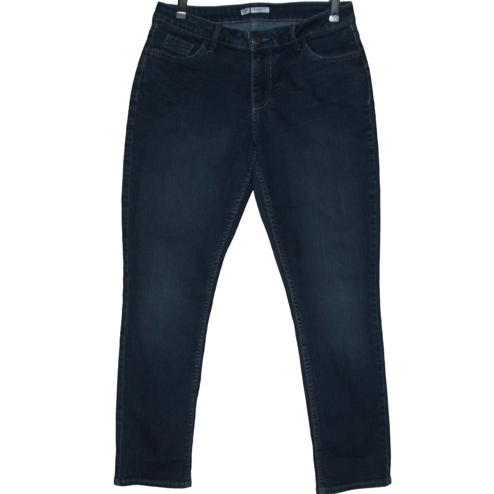 Riders Modern Fit Jeans 10P x27.5" skinny mid rise crop by Lee denim stretch 10S